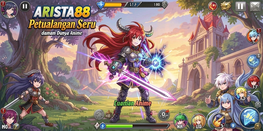 Tampilan gameplay ARISTA88 yang menarik dan dinamis.