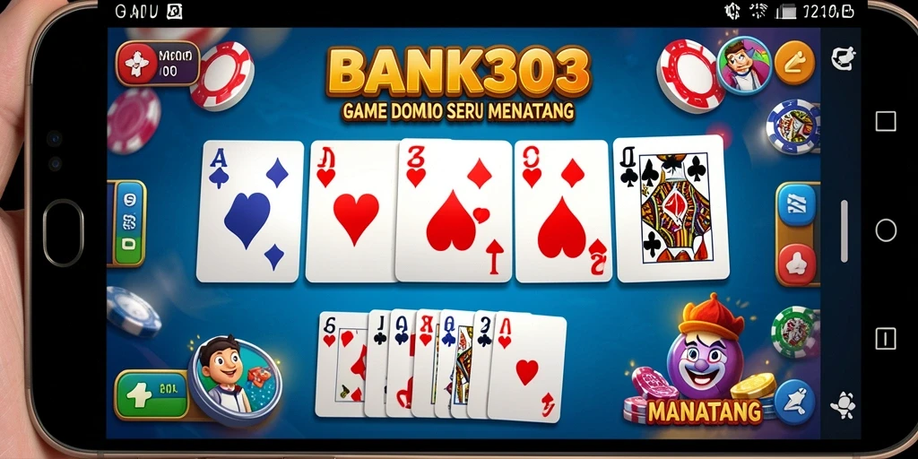 Tampilan gameplay Domino yang menarik dan interaktif.