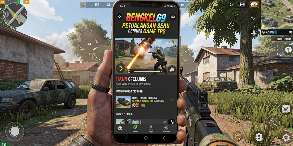 Tampilan gameplay seru dalam BENGKEL69 yang menampilkan aksi mendebarkan.