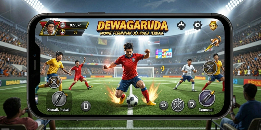 Tampilan menarik gameplay DEWAGARUDA dengan aksi olahraga yang seru.