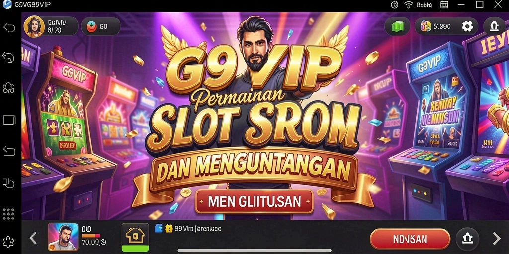 Gameplay G9VIP dengan tampilan menawan mesin slot.