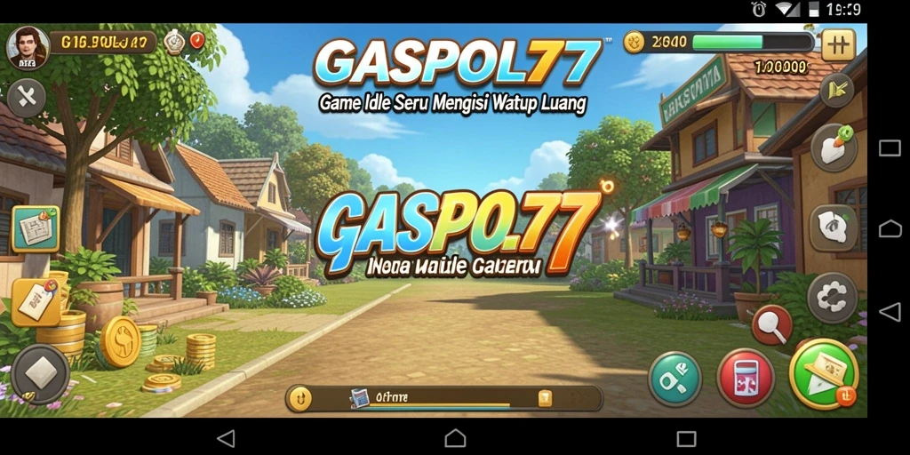Screenshot menunjukkan gameplay seru dari GASPOL77.