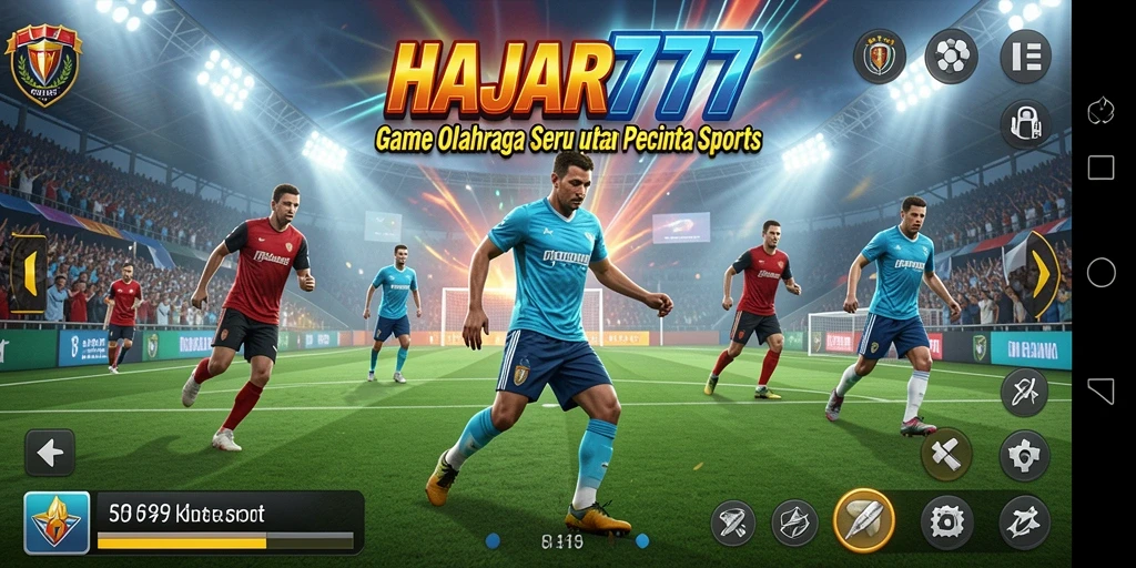 Tampilan menarik dari gameplay HAJAR777 yang penuh aksi olahraga.
