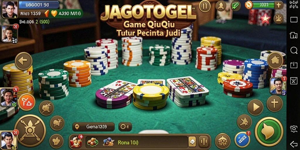 Tampilan menarik dari gameplay QiuQiu di JAGOTOGEL.