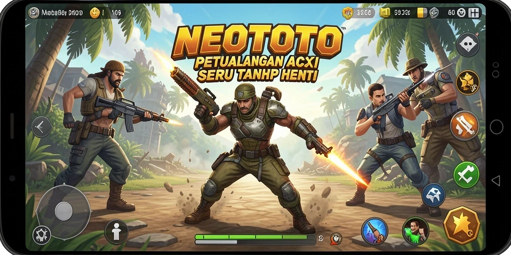 Gameplay seru NEOTOTO dengan aksinya yang mendebarkan.