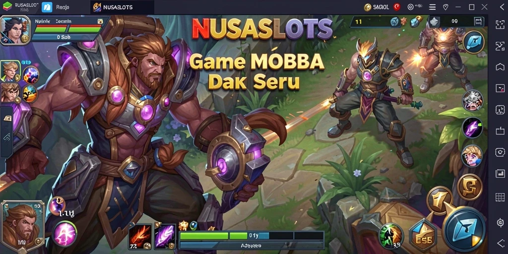 Tampilan gameplay menarik dari NUSASLOTS yang seru dan kompetitif.