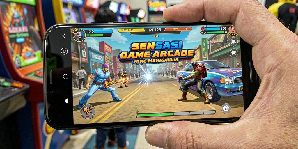 Tampilan gameplay seru dan dinamis dalam PP123.