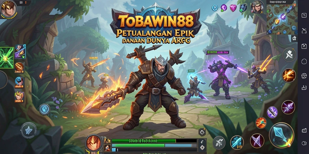 Gameplay seru dari TOBAWIN88 dalam pertempuran ARPG.