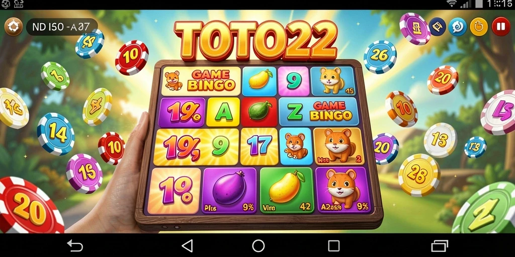 Tampilan gameplay seru Bingo di TOTO22 yang menggugah semangat.