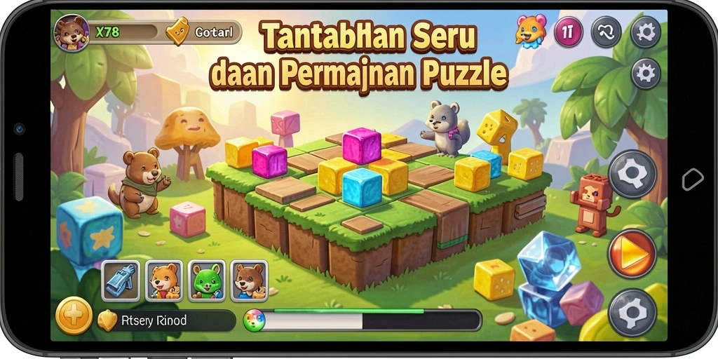 Tampilan gameplay menarik dari X78 yang penuh tantangan.